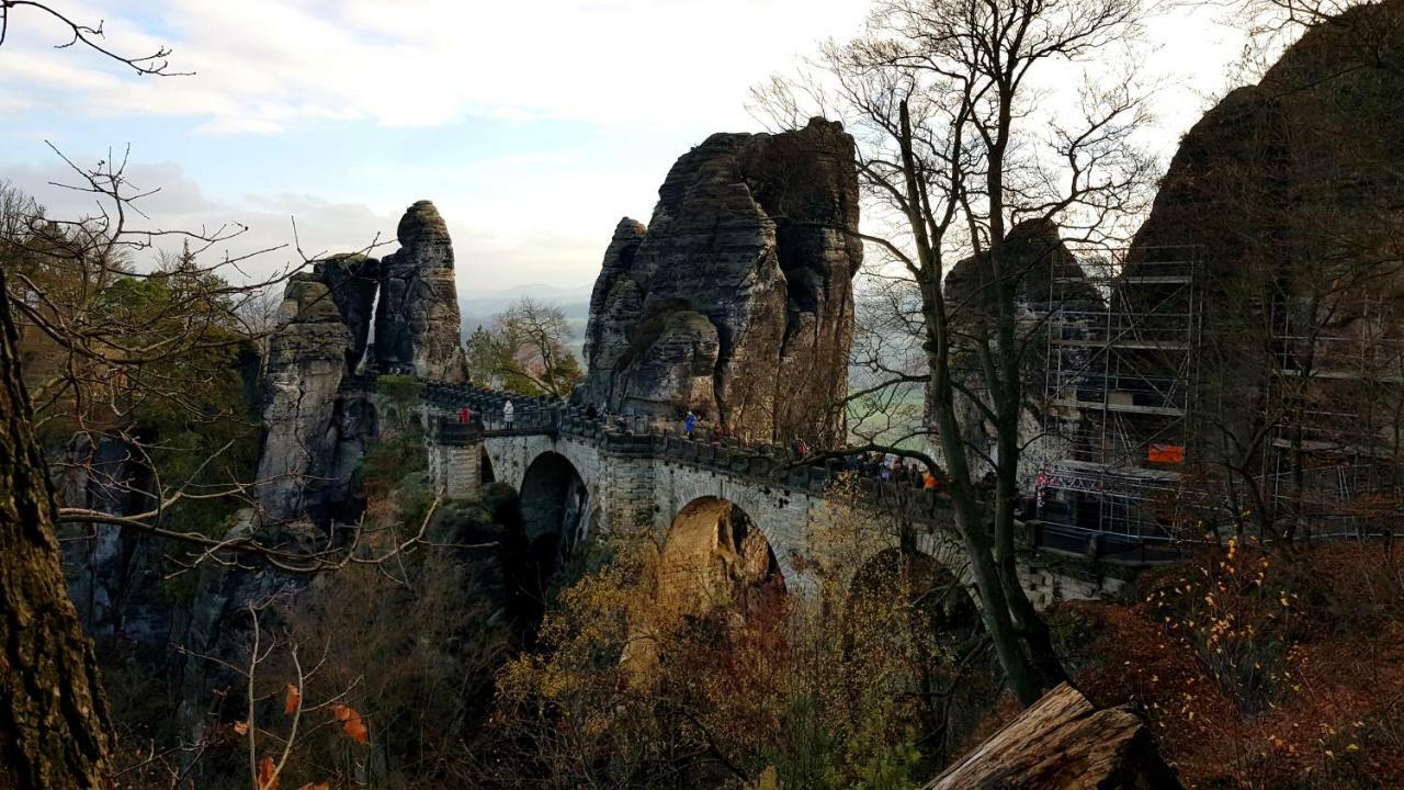 Ferienwohnung Struppi Sächsische Schweiz Struppen Exterior foto